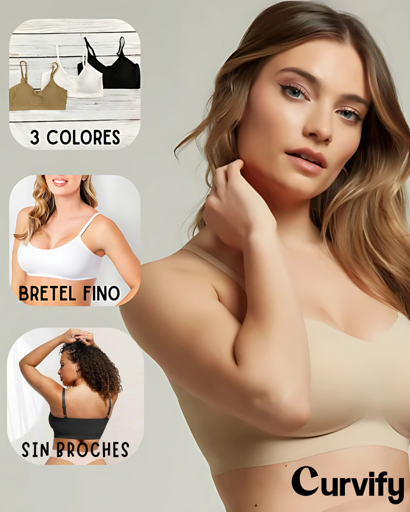 Pack 3x1 Conjunto segunda piel - Corpiño Moldeador + Colaless Sin Costuras.