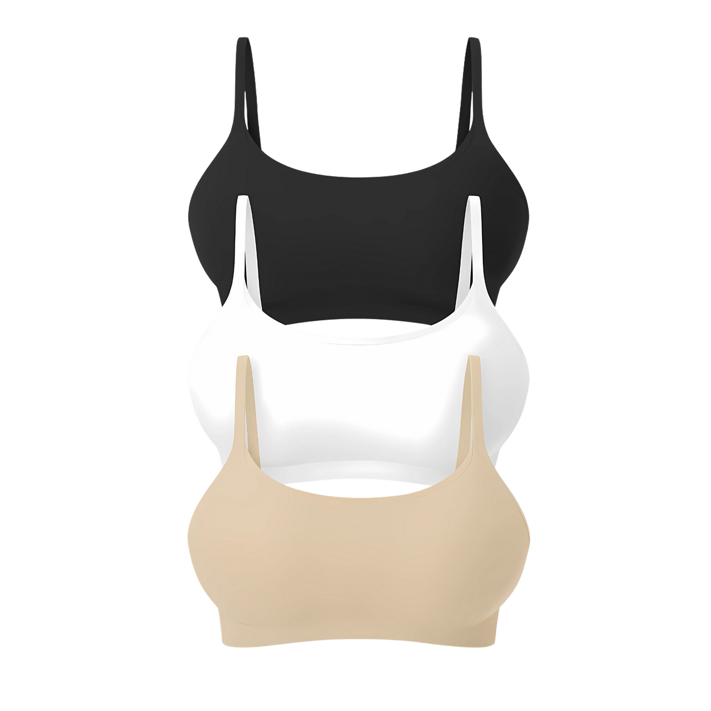 Pack 3x1 Conjunto segunda piel - Corpiño Moldeador + Colaless Sin Costuras.