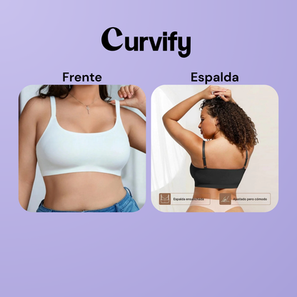 Pack 3x1 Conjunto segunda piel - Corpiño Moldeador + Colaless Sin Costuras.